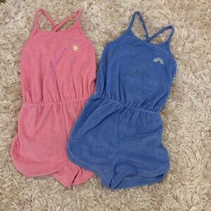 Like New GAP Terrycloth Rompers